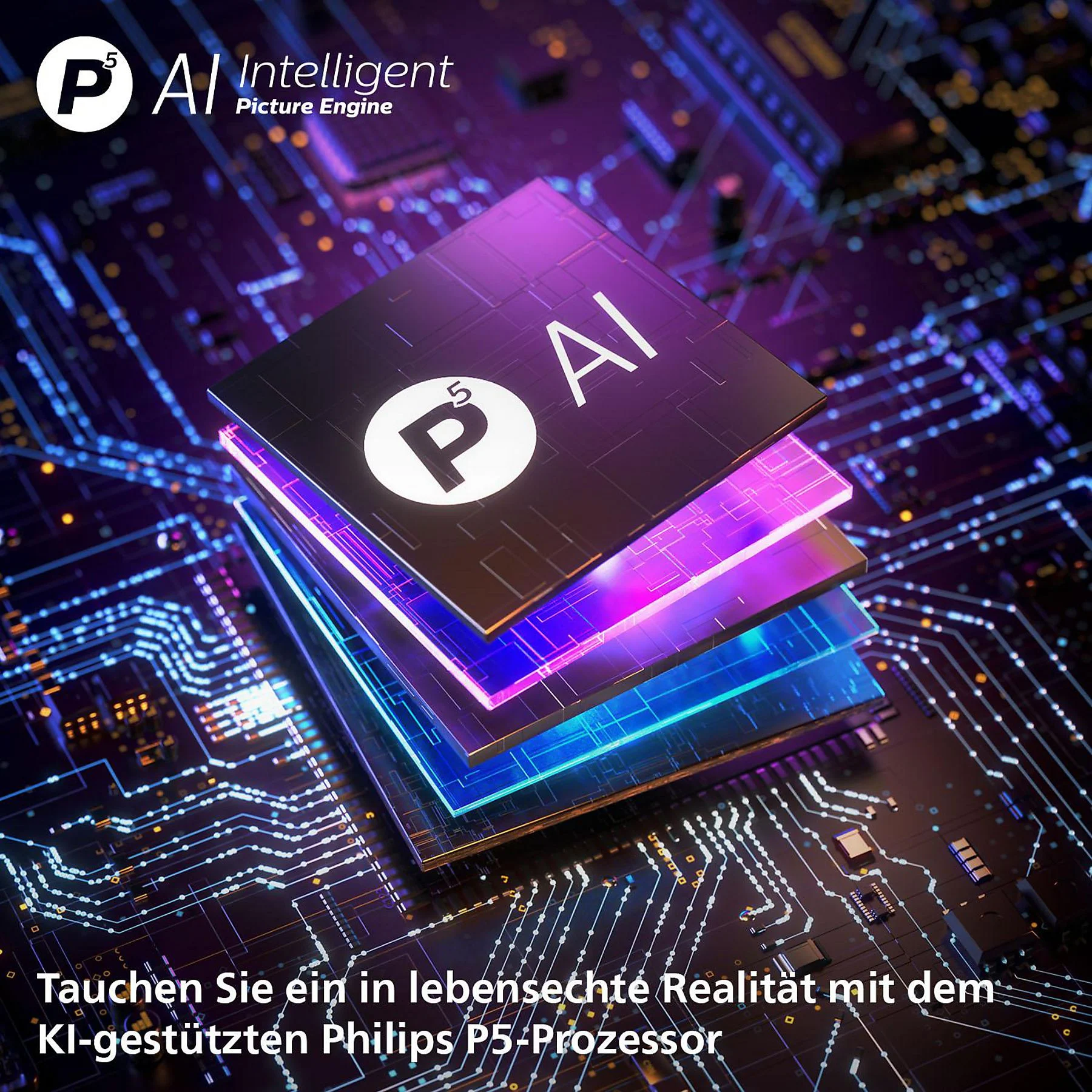 PHILIPS 55OLED760/12 OLED Ambilight TV (Flat, 55 Zoll / 139 cm, UHD 4K, SMART TV, Ambilight) – Bild 4