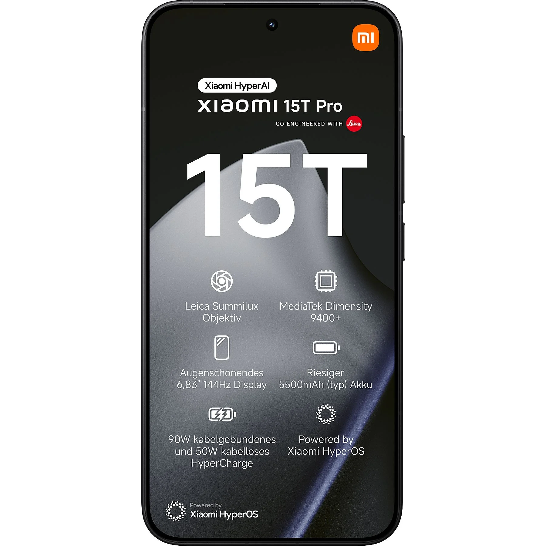 XIAOMI 15T Pro 512 GB Black Dual SIM – Bild 2
