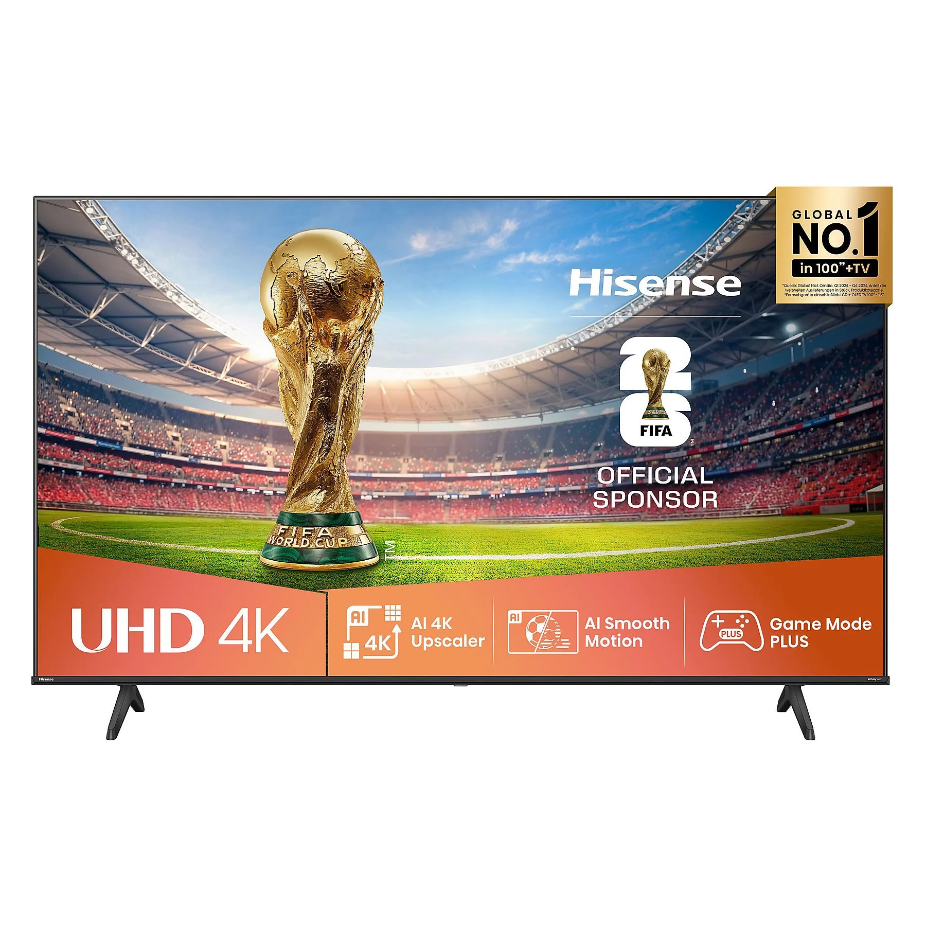 HISENSE 75A6N LED TV (Flat, 75 Zoll / 189 cm, UHD 4K, SMART TV) – Bild 2