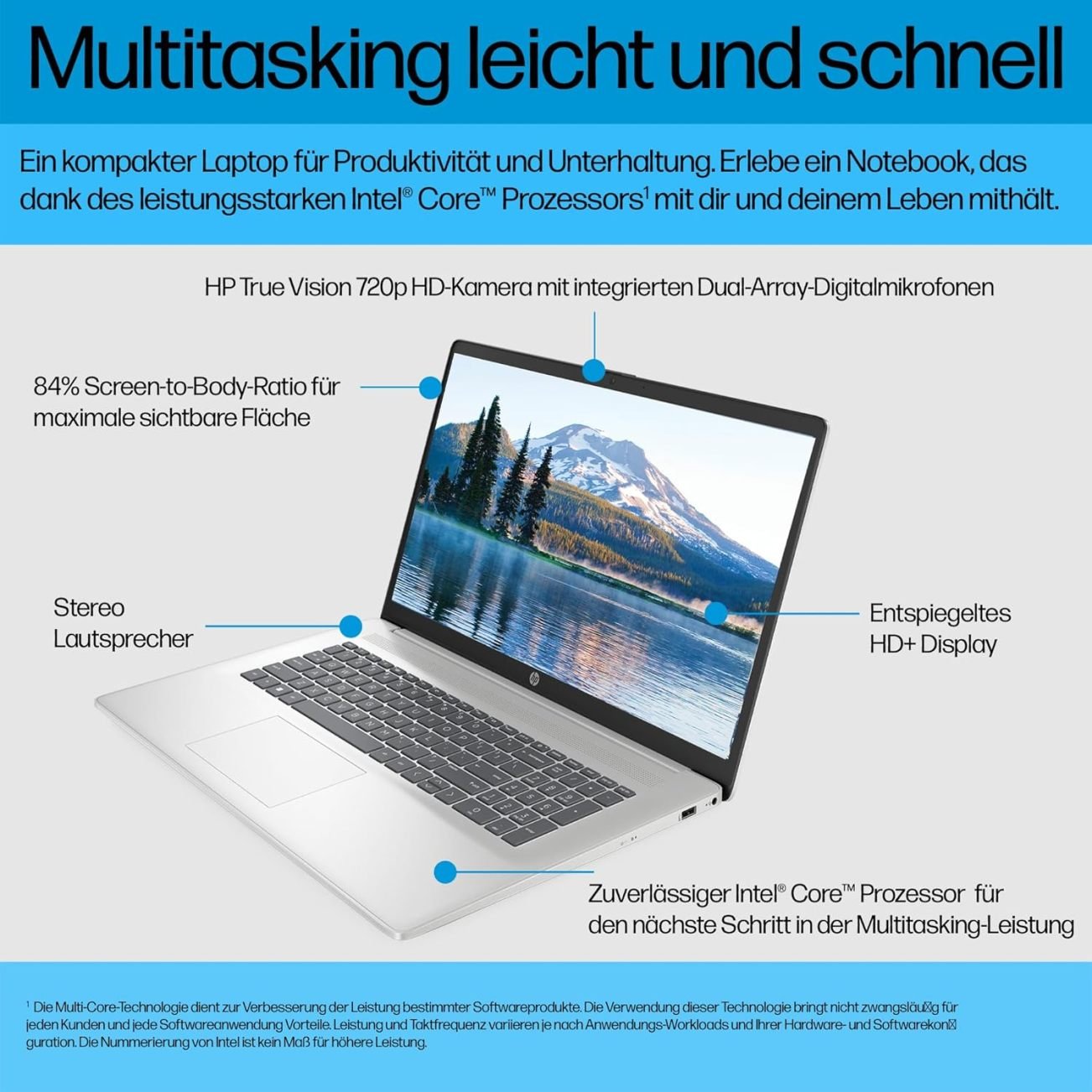 HP Laptop 17 mit Intel Core i7-1355U – Bild 8